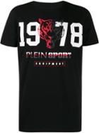 Plein Sport 1978 Print T-shirt - Black