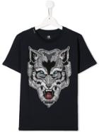 My Brand Kids Teen Wolf Print T-shirt - Blue