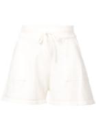 Alexandra Golovanoff Drawstring Shorts - White