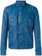 Belstaff - Popper Jacket - Men - Cotton - 48, Blue, Cotton