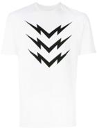 Neil Barrett Lightning Print T-shirt - White