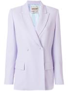 Roberto Cavalli Double Breasted Jacket - Pink & Purple