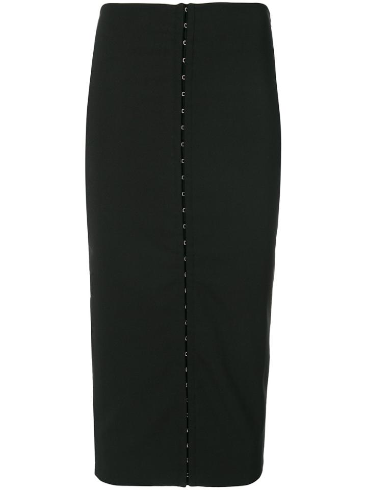 Murmur Snap Skirt - Black