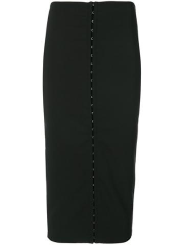 Murmur Snap Skirt - Black