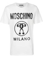 Moschino Vinyl Logo Print T-shirt - White