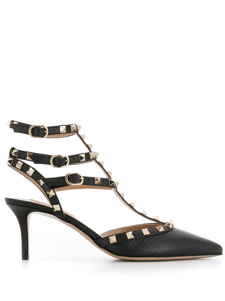Valentino Valentino Garavani Rockstud Strappy Pumps - 0no Nero/ Ner