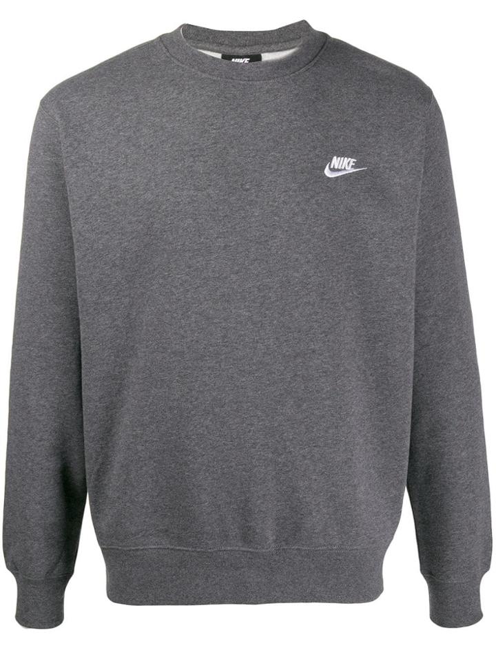 Nike Club Relaxed-fit Sweatshirt - Grey