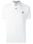 Stone Island Logo Detail Polo Shirt, Men's, Size: Xl, White, Cotton