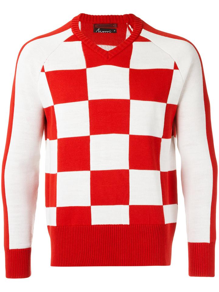 À La Garçonne - Knitted Jumper - Unisex - Acrylic - G, Red, Acrylic