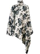 Ermanno Gallamini Rose Print Cape