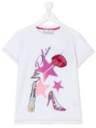 Philipp Plein Kids - Teen Embellished T-shirt - Kids - Cotton/spandex/elastane - 16 Yrs, Girl's, White