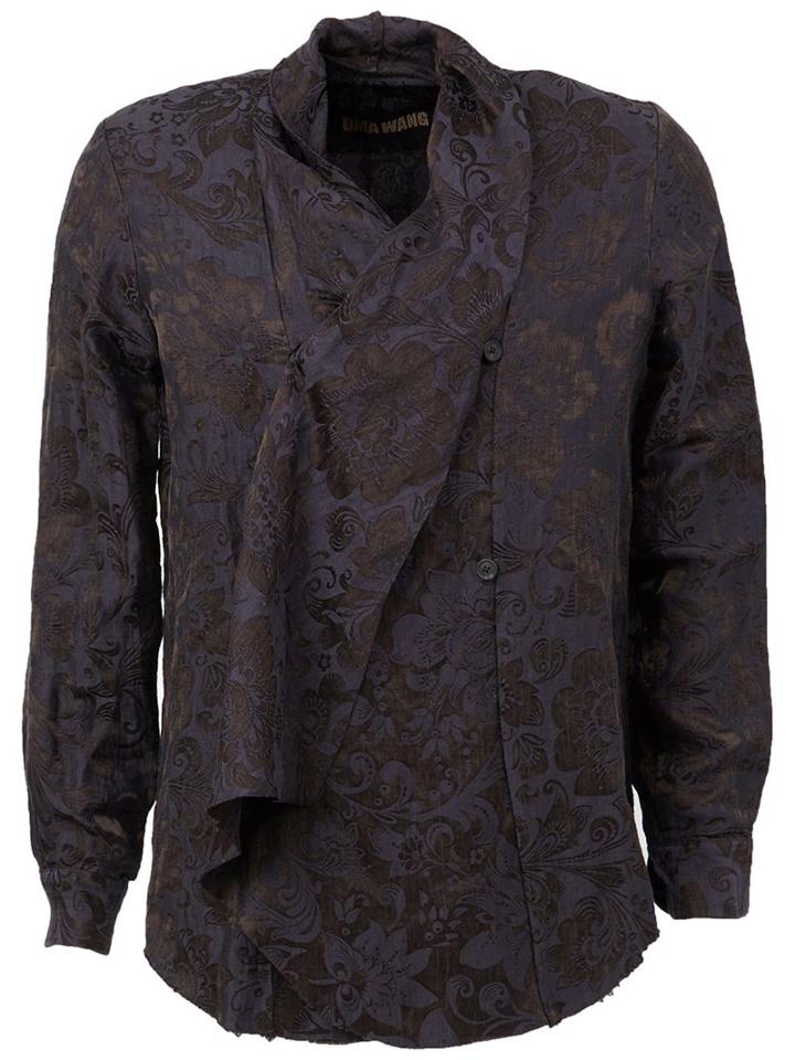 Uma Wang Floral Jacquard Shirt