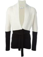 Ports 1961 Colour Block Cardigan, Men's, Size: Medium, Black, Silk/cashmere/wool