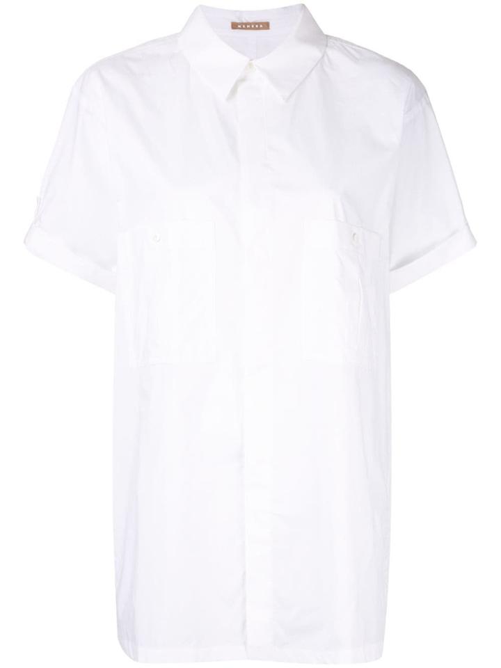 Nehera Oversized Short-sleeve Shirt - White