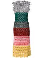 Sonia Rykiel Crochet Knit Dress - Multicolour