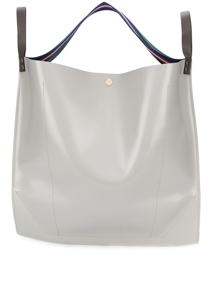 Sacai Oversized Tote Bag - Grey
