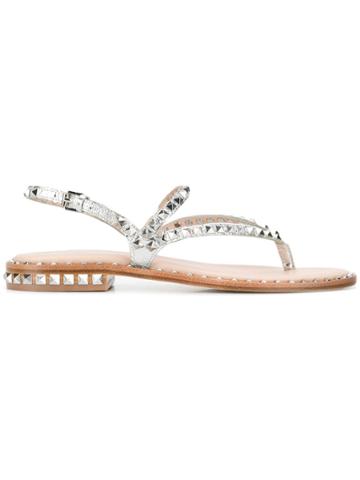 Ash Brasil Rocher Moon Sandals - Silver