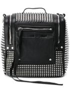 Mcq Alexander Mcqueen Loveless 69 Studded Bag, Women's, Black, Calf Leather/metal (other)