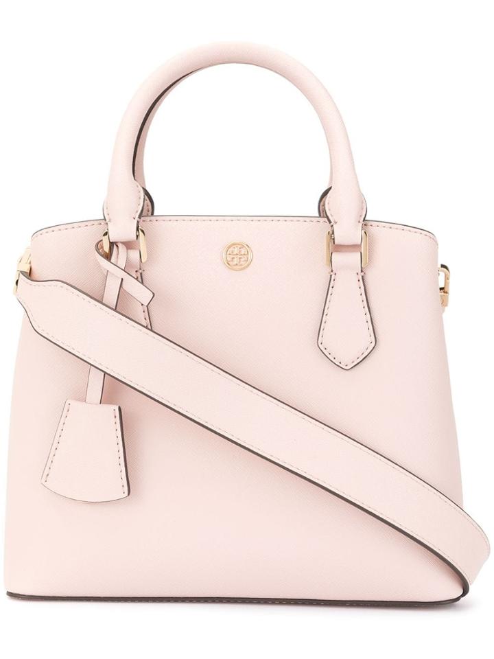 Tory Burch Robinson Small Triple-compartment Tote - Pink