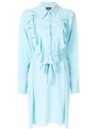 Boutique Moschino Fitted Shirt Dress - Blue