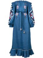 Sleeping Gypsy Province Dress - Blue