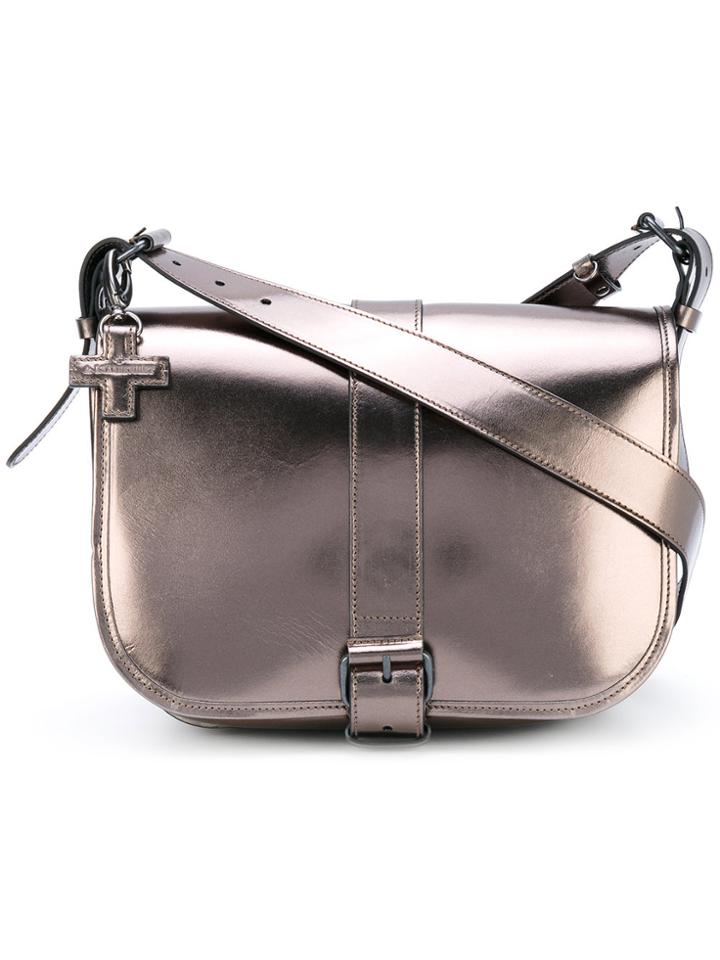 A.f.vandevorst High Shine Satchel - Metallic