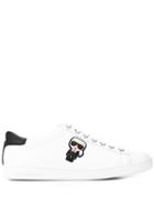 Karl Lagerfeld Iconic Cupsole Sneakers - White