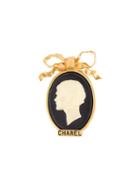 Chanel Vintage Mademoiselle Brooch, Women's, Black