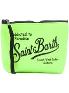 Mc2 Saint Barth Logo Print Wash Bag - Green