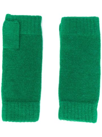N.peal Fingerless Gloves - Green
