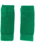 N.peal Fingerless Gloves - Green