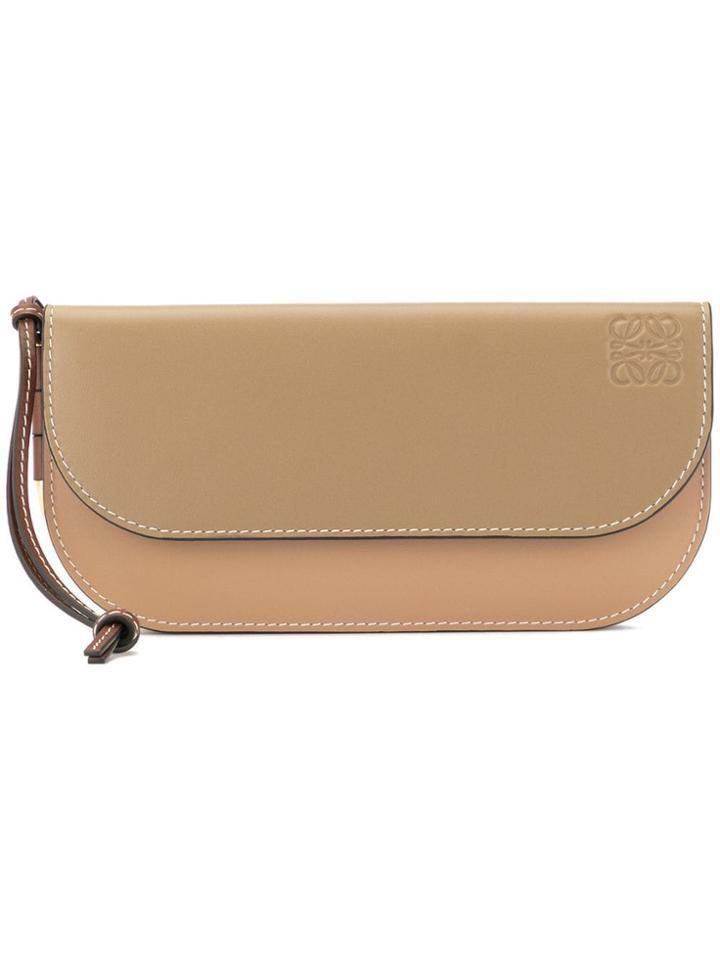 Loewe Two Tone Wallet - Brown
