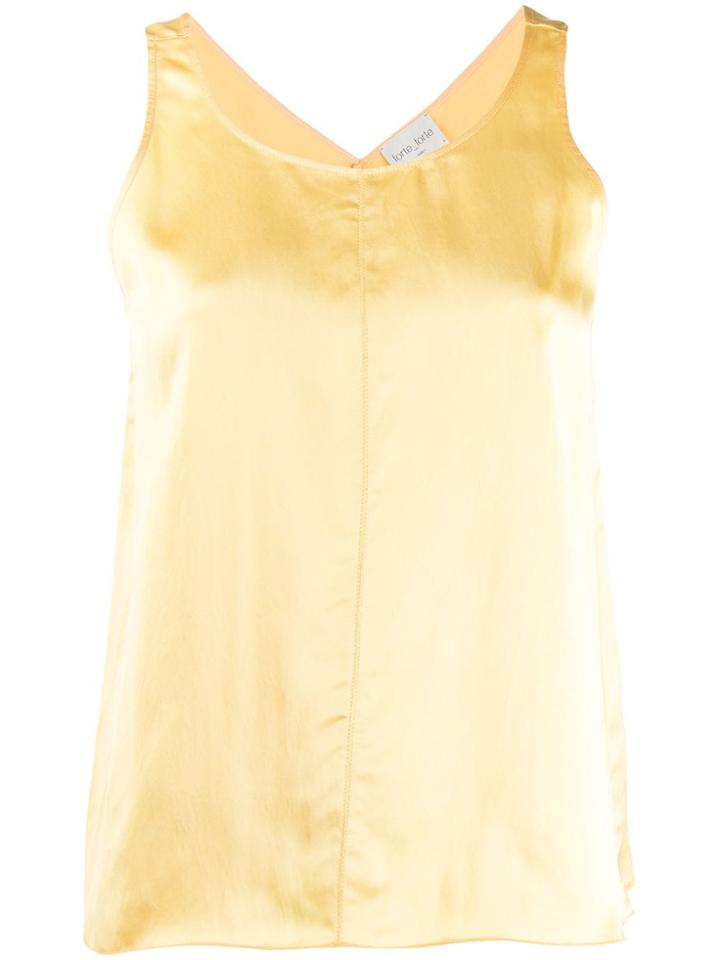Forte Forte Exposed Seam Vest - Yellow