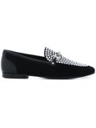 Giuseppe Zanotti Design Studded Link Loafers - Black