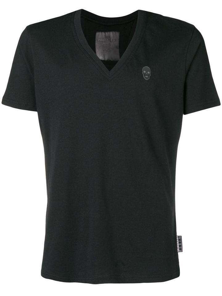 Philipp Plein V Neck T-shirt - Black