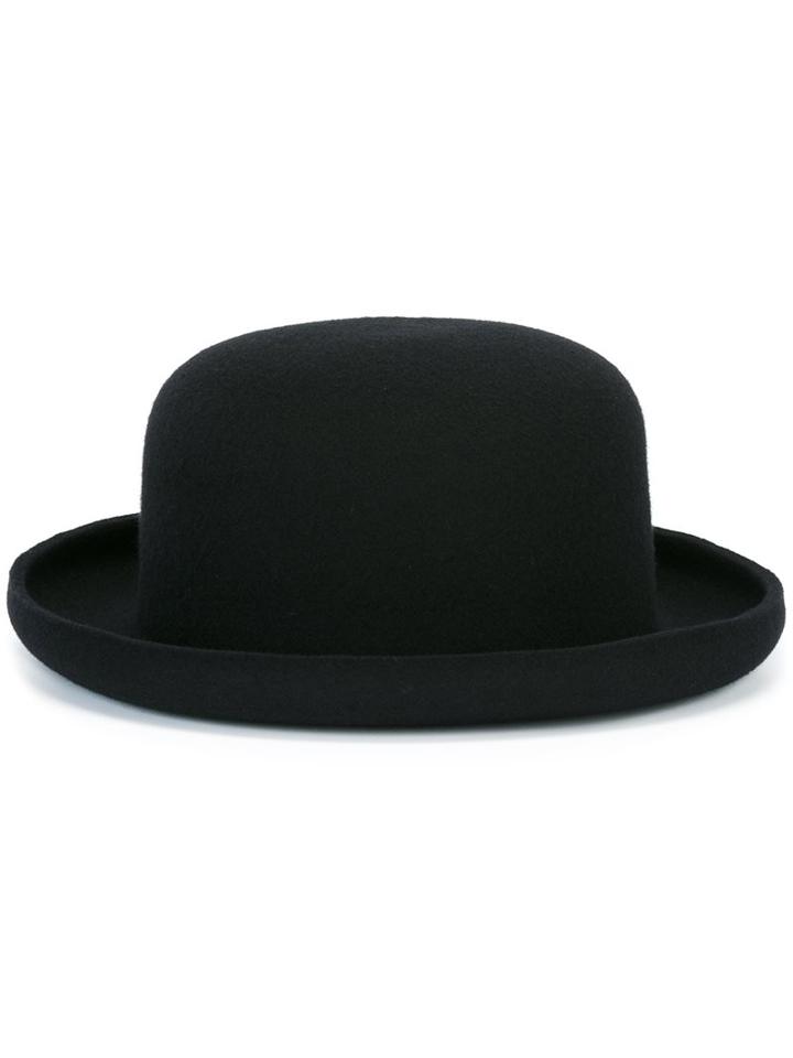 Comme Des Garçons Comme Des Garçons Bowler Hat, Women's, Size: Medium, Blue, Wool Felt