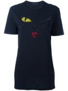 Ermanno Scervino Kitty Long T-shirt, Women's, Size: 38, Black, Cotton/glass/brass