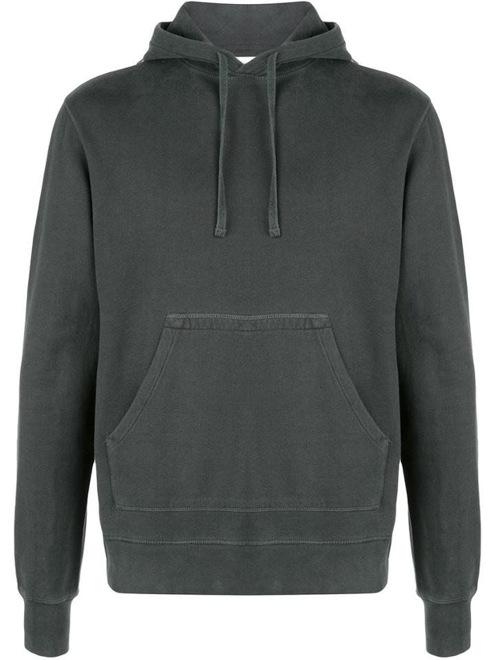 Officine Generale Olivier Pigment Dye Hoodie - Grey