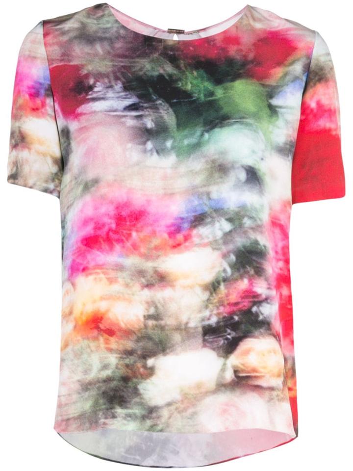 Adam Lippes Floral Print Top - Pink