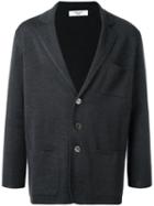 Fashion Clinic Three Button Cardigan, Men's, Size: Small, Grey, Wool