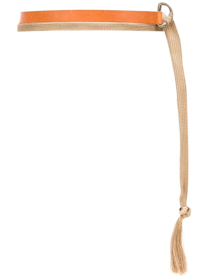 Forte Forte Rope Detail Double Belt - Brown