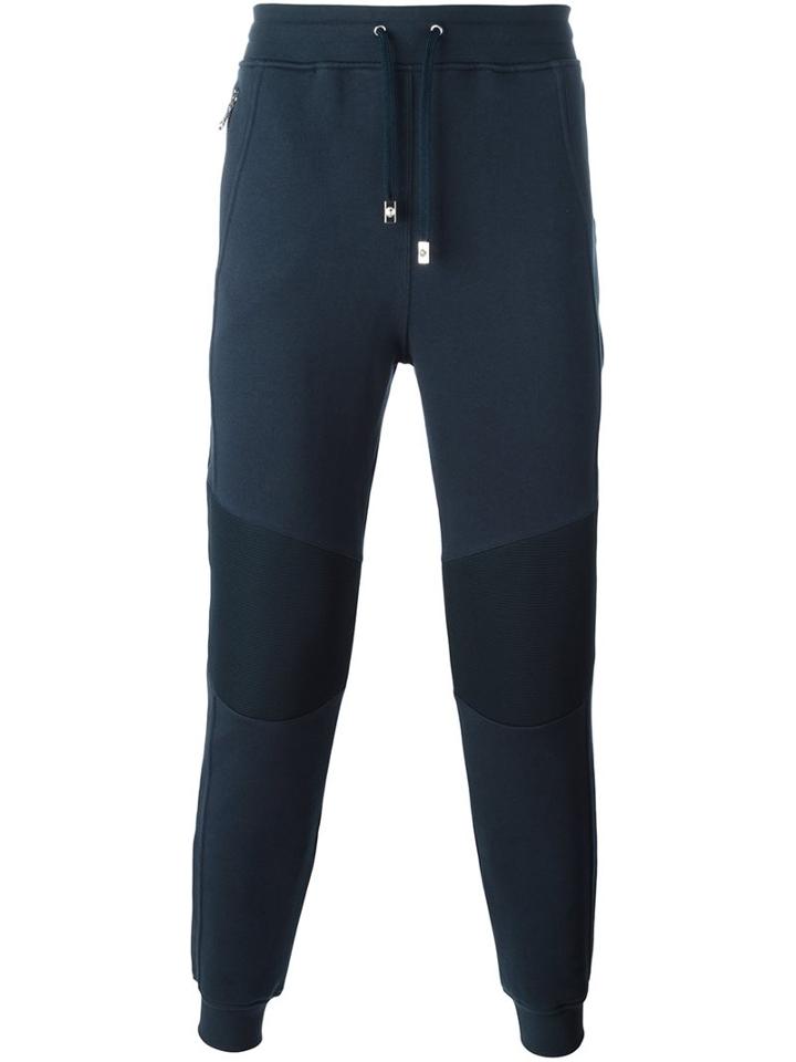 Versus Classic Sweatpants, Men's, Size: Small, Blue, Cotton/polyamide/spandex/elastane