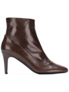 Michel Vivien Violet Ankle Boots - Brown