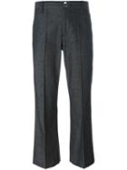 Marc Jacobs 'bowie' Cropped Denim Trousers, Women's, Size: 8, Black, Cotton/polyester