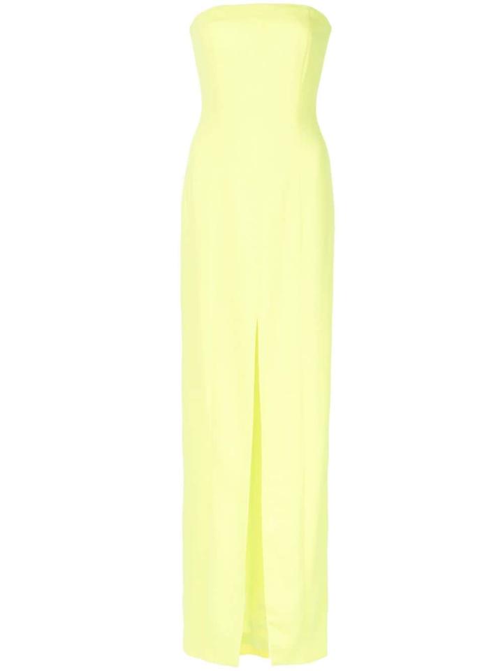 Jay Godfrey Front Slit Dress - Yellow