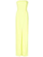 Jay Godfrey Front Slit Dress - Yellow