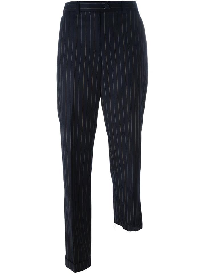 Jacquemus Striped Asymmetric Trousers