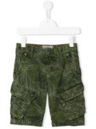 Vingino - Foliage Print Shorts - Kids - Cotton/spandex/elastane - 4 Yrs, Green