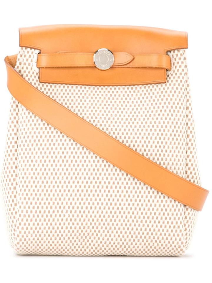 Hermès Vintage Her Bag Tpm 2 In 1 Shoulder Bag - White