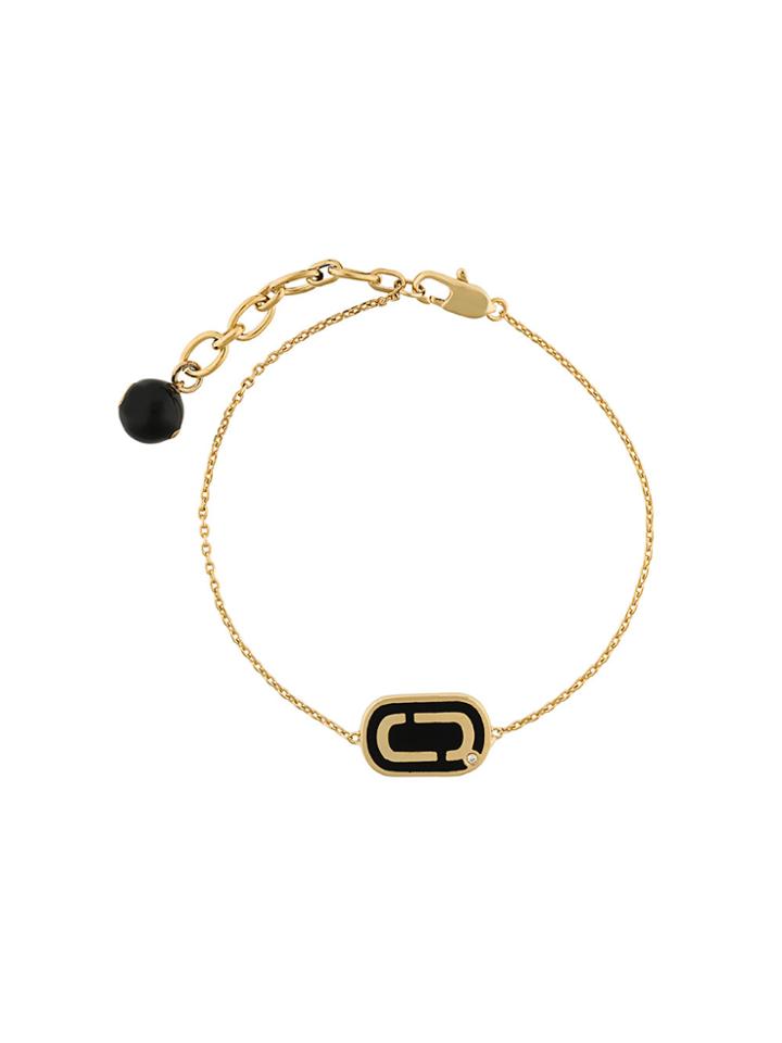 Marc Jacobs Double J Bracelet - Metallic
